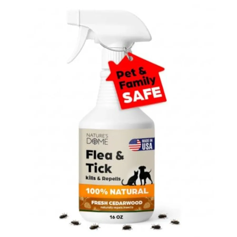 Nature's Dome ea and Tick Spray Kills and Repels eas, Ticks, Larvae and Eggs Plant-Based Pest Control Safe for Pets, and Plants
Nature's Dome ea and Tick Spray Kills and Repels eas, Ticks, Larvae and Eggs Plant-Based Pest Control Safe for Pets, and Plants