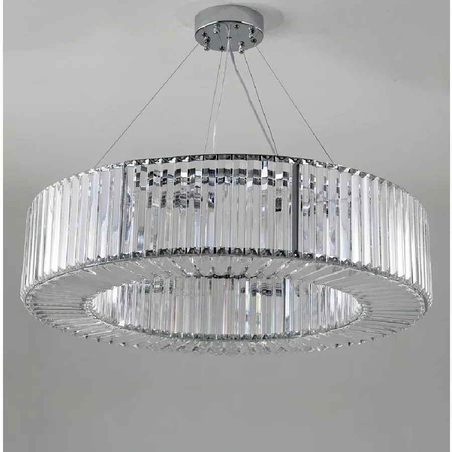 Modern chandelier living room chrome round crystal decorative light simple luxury Nordic LED lamps
Modern chandelier living room chrome round crystal decorative light simple luxury Nordic LED lamps