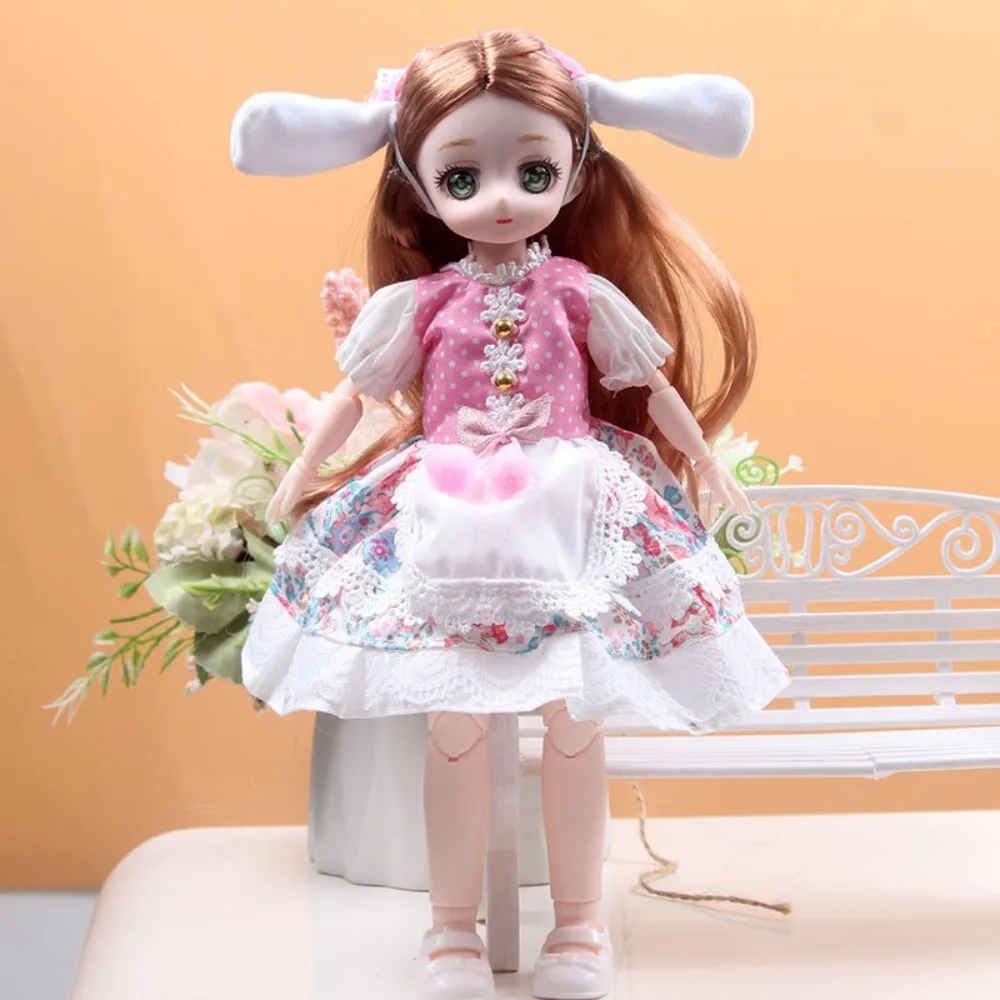 DIY Spherical Joint 30cm Bjd Doll with Clothes 3D Eyes 1/6 Bjd Dolls Cute Dress Up Hinged Doll Kid
DIY Spherical Joint 30cm Bjd Doll with Clothes 3D Eyes 1/6 Bjd Dolls Cute Dress Up Hinged Doll Kid