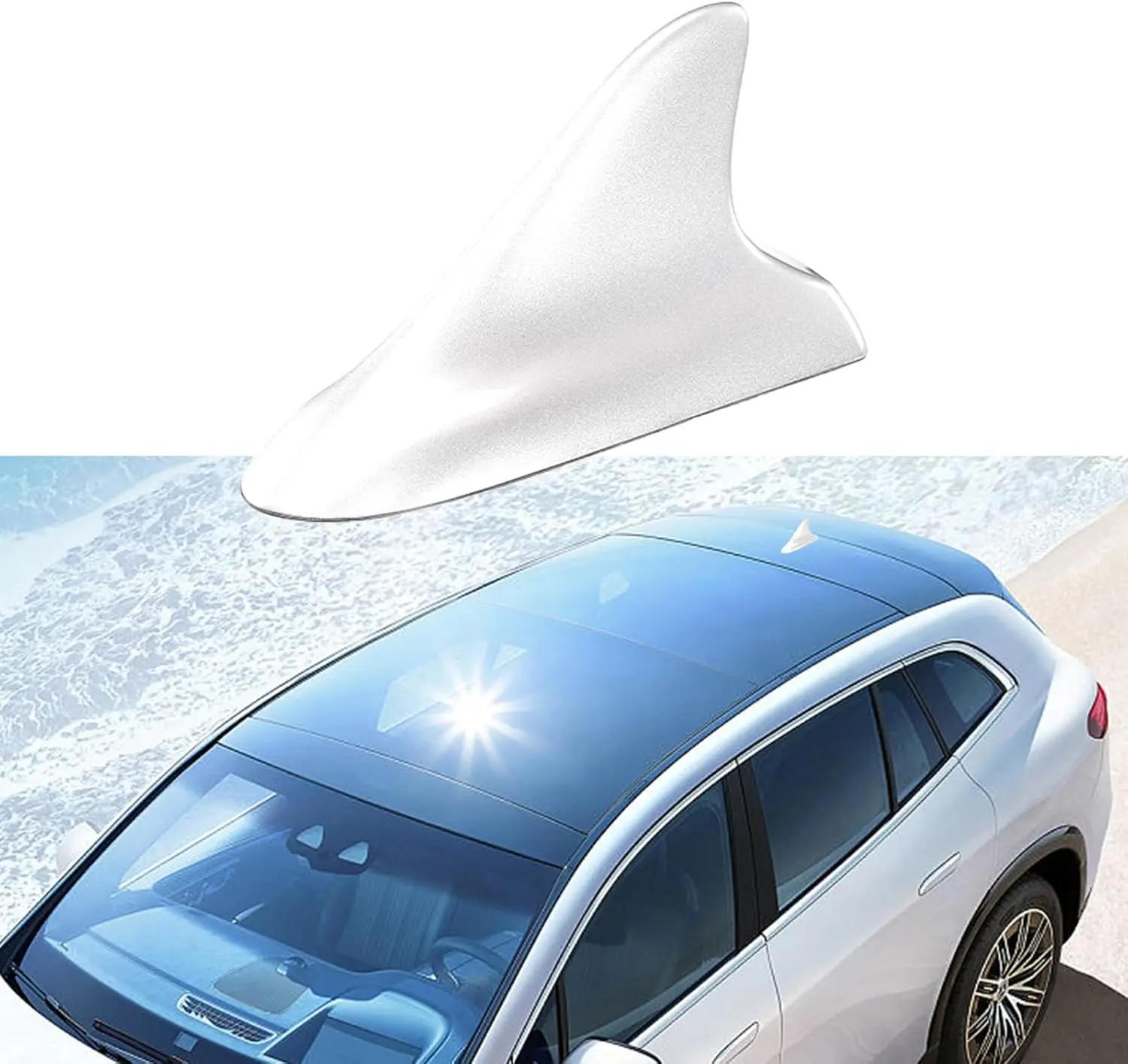 Universal LED Light Car Shark Fin Antenna with Solar Energy Auto Radio Signal Aerials Roof Antennas Driving Safety Warning Light
Universal LED Light Car Shark Fin Antenna with Solar Energy Auto Radio Signal Aerials Roof Antennas Driving Safety Warning Light