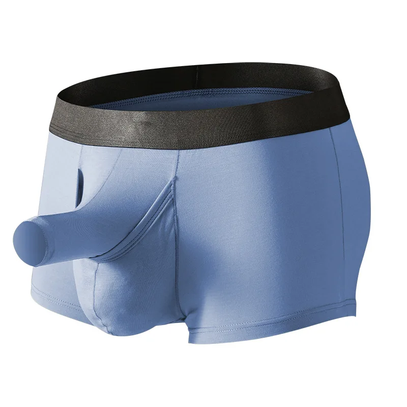 Briefs for men elephant trunk open separation Men's briefs boxers comfortable sexy bamboo fiber material
Briefs for men elephant trunk open separation Men's briefs boxers comfortable sexy bamboo fiber material