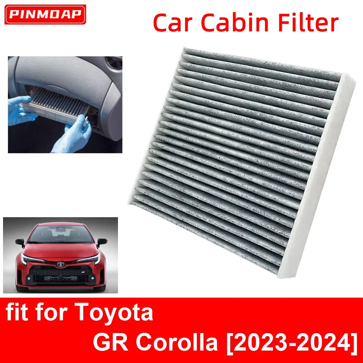 Автомобильный салонный фильтр для Toyota GR Corolla 2023-2024, автомобильные фильтры из углеродного волокна CF12157 87139-0E040 87139-0R030 87139-26010
Автомобильный салонный фильтр для Toyota GR Corolla 2023-2024, автомобильные фильтры из углеродного волокна CF12157 87139-0E040 87139-0R030 87139-26010