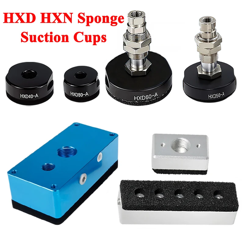 HXD HXN Vacuum Sponge Suction Tool Industrial Round Suction Cup HXD30/40/50-A Mini Square Robotic Arm HXN22*76-A HXN60*120-AX
HXD HXN Vacuum Sponge Suction Tool Industrial Round Suction Cup HXD30/40/50-A Mini Square Robotic Arm HXN22*76-A HXN60*120-AX