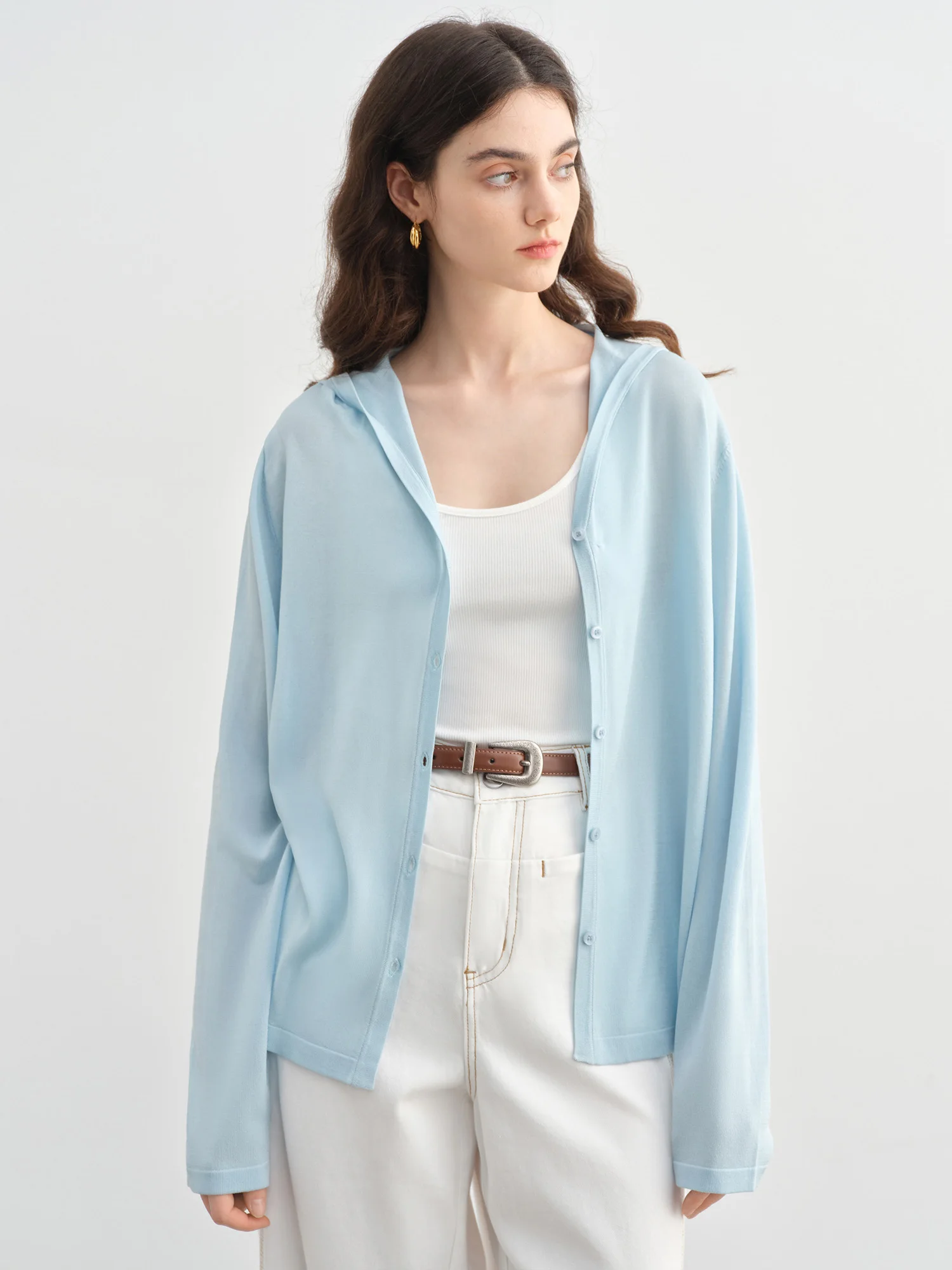 DUSHU Plus-Size Women Cooling Knit Open Cardigan 2025 Summer Collection Fresh and Versatile Slim Outer Shirt for Women 25DS82231
DUSHU Plus-Size Women Cooling Knit Open Cardigan 2025 Summer Collection Fresh and Versatile Slim Outer Shirt for Women 25DS82231