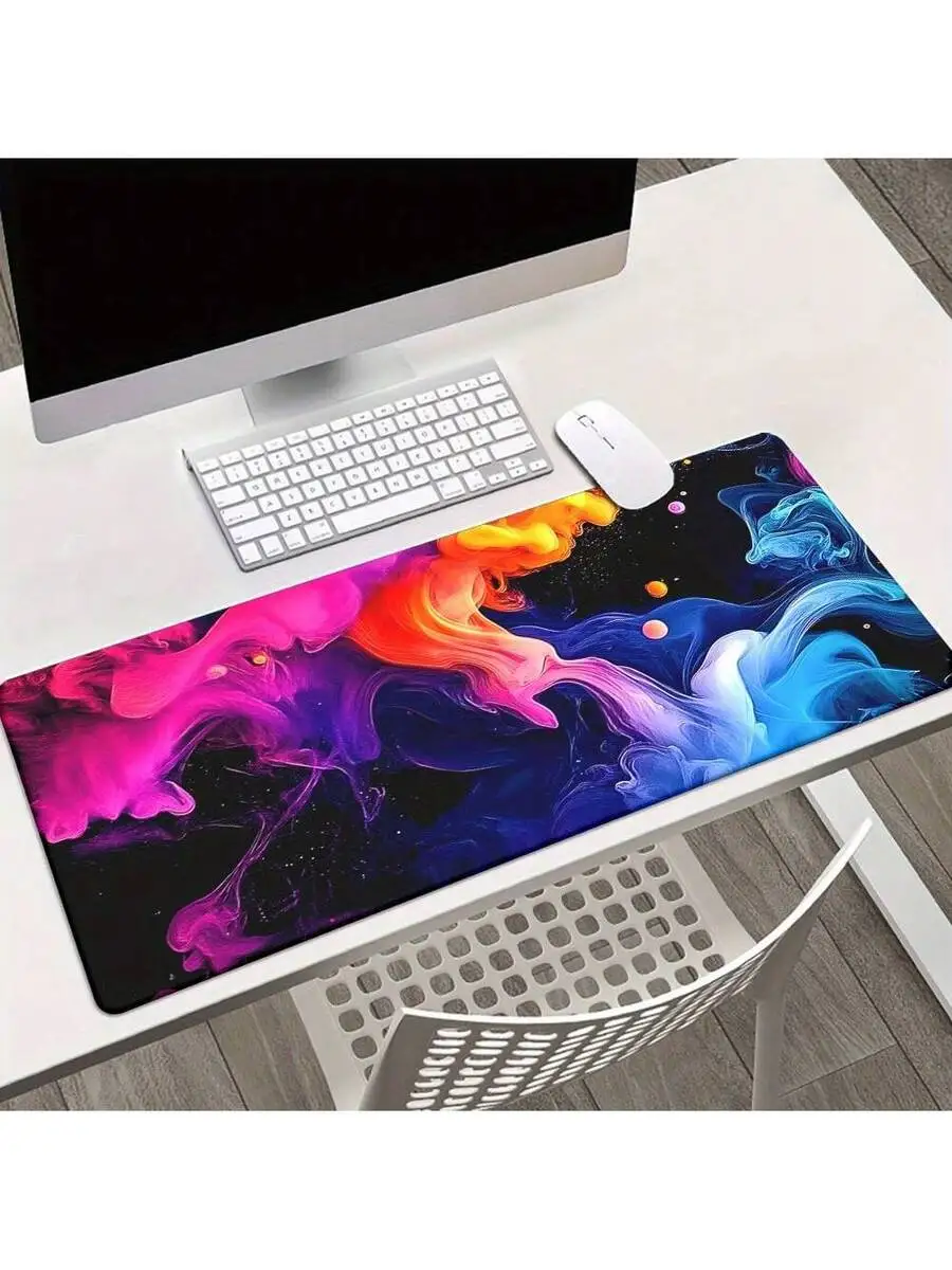 Large Gaming Mouse Pad With Abstract Colorful Fog Design Waterproof Rubber Base Anti-Slip Smooth Surface
Large Gaming Mouse Pad With Abstract Colorful Fog Design Waterproof Rubber Base Anti-Slip Smooth Surface