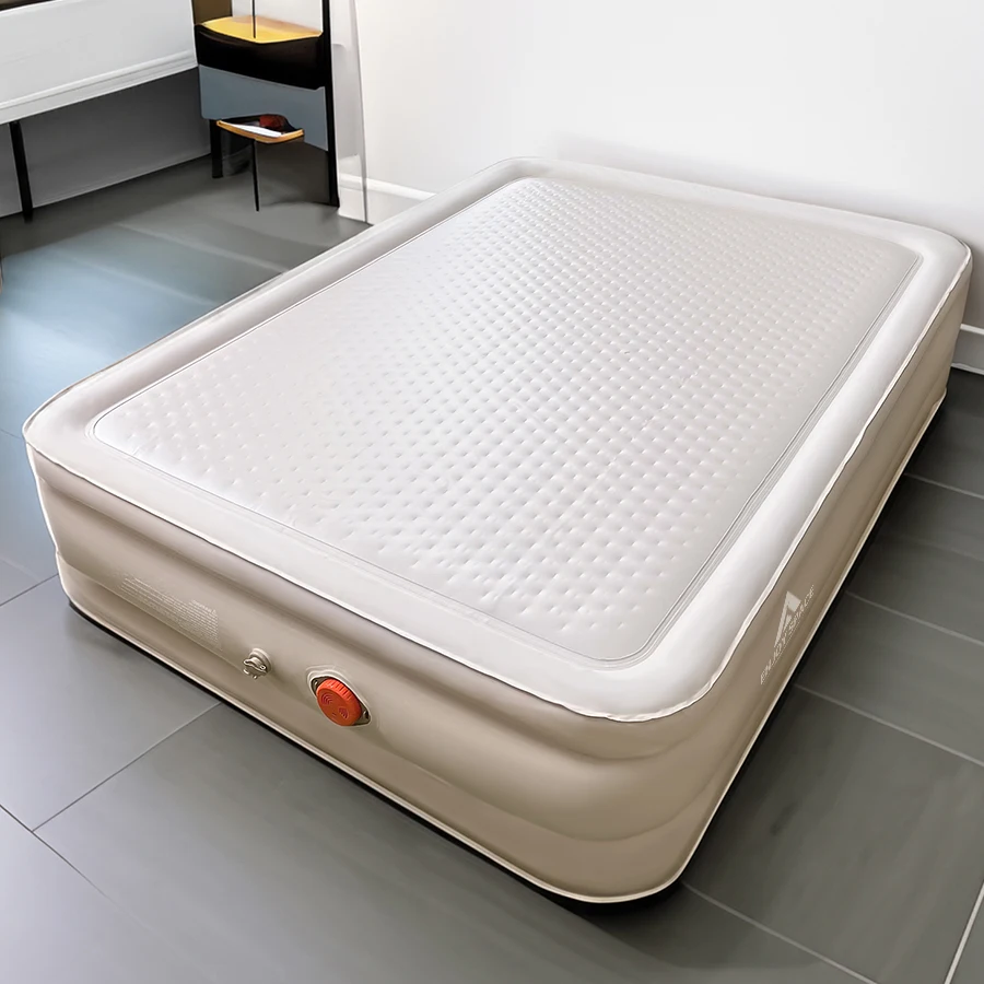 Deluxe Inflatable Bed with Rechargeable Air Pump Double/Single for Travel Guest Rooms Home Decor
Deluxe Inflatable Bed with Rechargeable Air Pump Double/Single for Travel Guest Rooms Home Decor