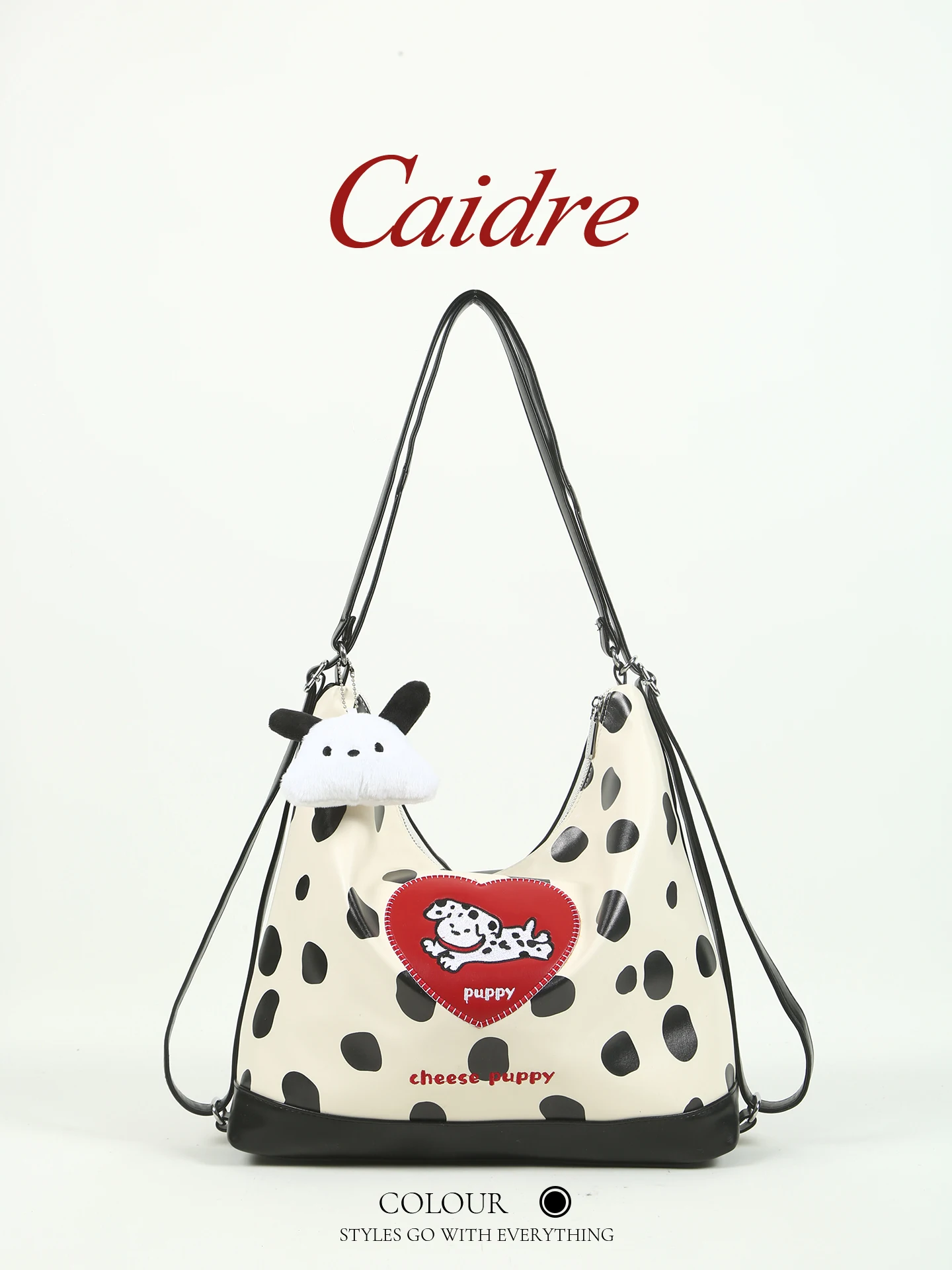 Caidre Polka Dot Dog Tot Bag Women's Birthday Gift Commuter Single Shoulder Armpit Bag Crossbody Double Shoulder Backpack
Caidre Polka Dot Dog Tot Bag Women's Birthday Gift Commuter Single Shoulder Armpit Bag Crossbody Double Shoulder Backpack
