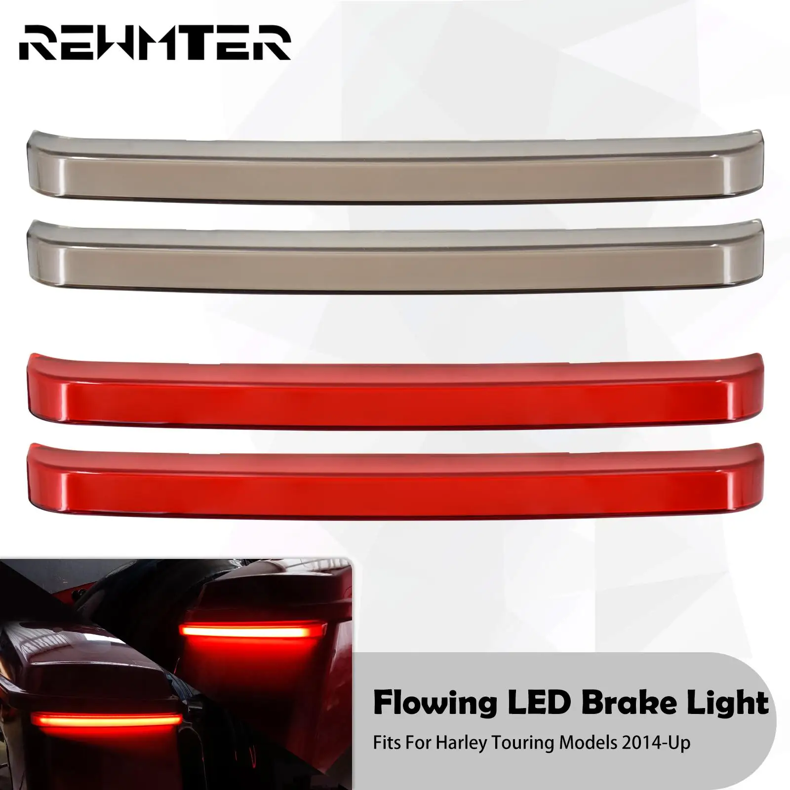 Motorcycle Rear LED Saddlebag Brake Turn Signal Lamp Run Indicator Light For Harley Touring Street Road Glide Limited 2014-2023
Motorcycle Rear LED Saddlebag Brake Turn Signal Lamp Run Indicator Light For Harley Touring Street Road Glide Limited 2014-2023
