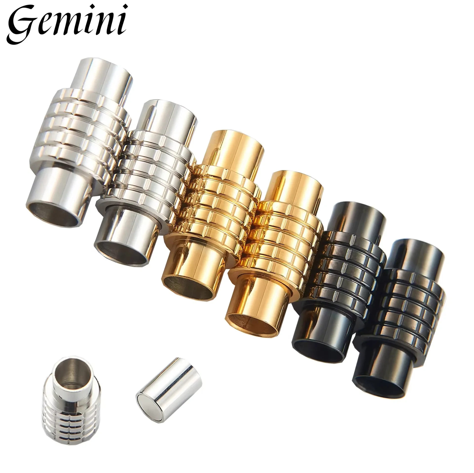 5Pcs Stainless Steel Magnetic Clasps 6mm Hole Size for Lace Buckle Leather Cord Clasps for Bracelet Jewelry Making Accessories
5Pcs Stainless Steel Magnetic Clasps 6mm Hole Size for Lace Buckle Leather Cord Clasps for Bracelet Jewelry Making Accessories