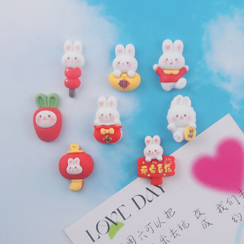 20pcs New Cute Chinese New Year Resin Rabbit Flat Back Cabochon Scrapbook Kawaii DIY Embellishments Accessories Vintage Buttons
20pcs New Cute Chinese New Year Resin Rabbit Flat Back Cabochon Scrapbook Kawaii DIY Embellishments Accessories Vintage Buttons