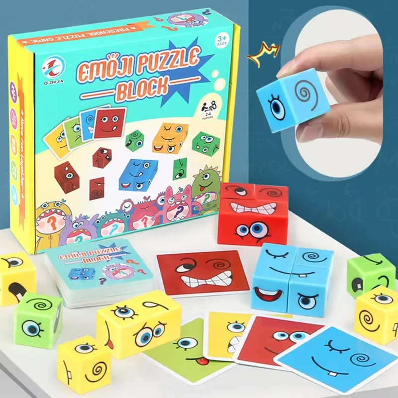 Face Changing Cube Puzzle Game Logical Thinking Training Blocks Toy for Kid Interactive Board Game Family Party Educational Gift
Face Changing Cube Puzzle Game Logical Thinking Training Blocks Toy for Kid Interactive Board Game Family Party Educational Gift