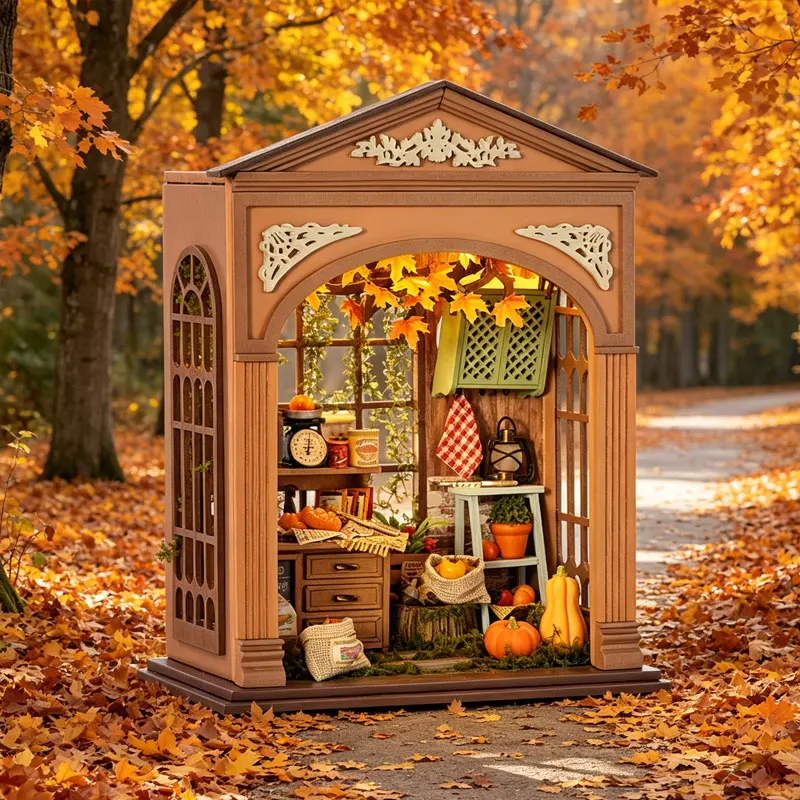 DIY Book Nook Miniature Dollhouse Kit 3D Wooden Puzzle Assembly Building Model Handmade Crafts Home Decor Birthday Gift for Kids
DIY Book Nook Miniature Dollhouse Kit 3D Wooden Puzzle Assembly Building Model Handmade Crafts Home Decor Birthday Gift for Kids