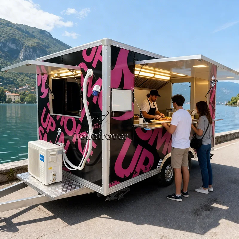 Remorque Fully Equipped Food Truck Kitchen Trailer Cupcakes Food Truck Dessert Commercial Mobile Food Trailer for Sale
Remorque Fully Equipped Food Truck Kitchen Trailer Cupcakes Food Truck Dessert Commercial Mobile Food Trailer for Sale