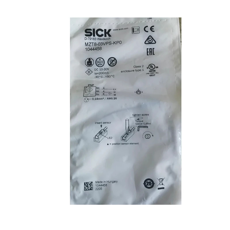 MZT8-03VPS-KP0 Slot Type Magnetic Cylinder Sensor 1044458 MZT8 1311
MZT8-03VPS-KP0 Slot Type Magnetic Cylinder Sensor 1044458 MZT8 1311