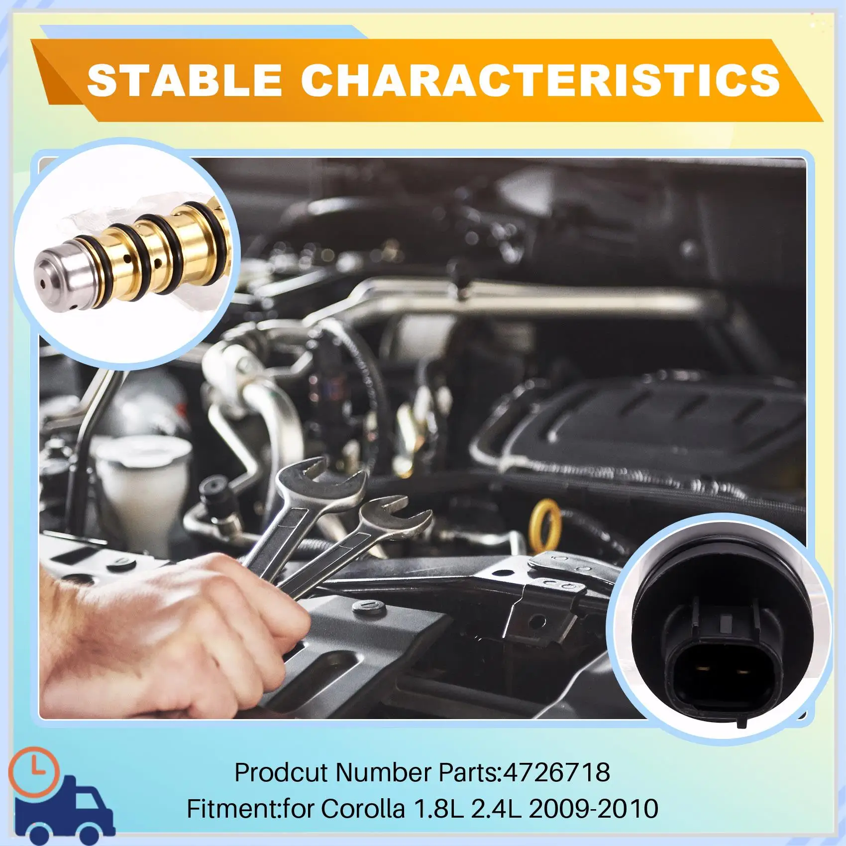 Durable Car A/C Compressor Electronic Control Valve 4726718 For Toyota Corolla 1.8L 2.4L 2009-2010 Car Accessories
Durable Car A/C Compressor Electronic Control Valve 4726718 For Toyota Corolla 1.8L 2.4L 2009-2010 Car Accessories