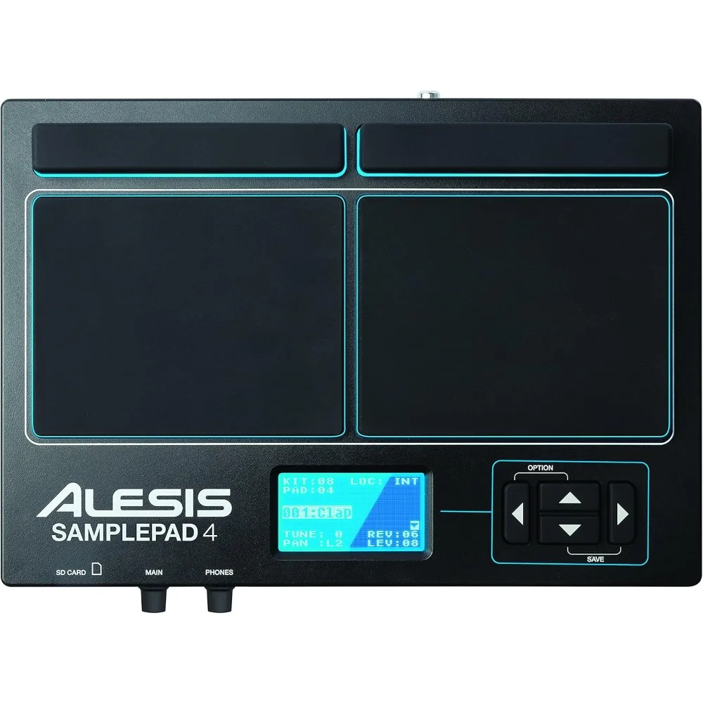 Compact Percussion and Sample Triggering Instrument with 4 Velocity Sensitive Pads, 25 Drum Sounds and SD/SDHC Card Slot,Black
Compact Percussion and Sample Triggering Instrument with 4 Velocity Sensitive Pads, 25 Drum Sounds and SD/SDHC Card Slot,Black