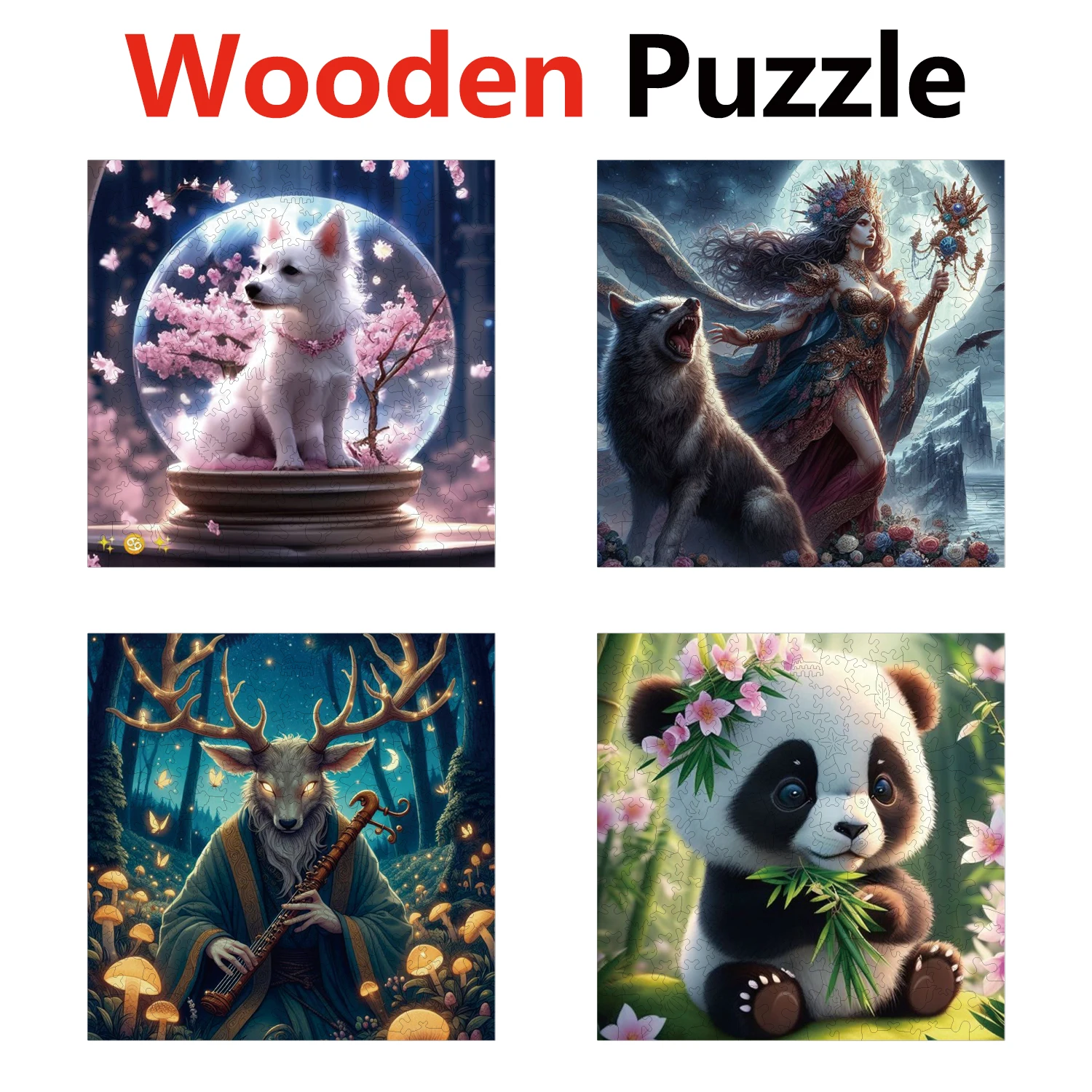 Dogs Wolves Deer Pandas Animal Puzzles High Quality Jigsaw Puzzle Wooden Puzzle Best Christmas Gift
Dogs Wolves Deer Pandas Animal Puzzles High Quality Jigsaw Puzzle Wooden Puzzle Best Christmas Gift
