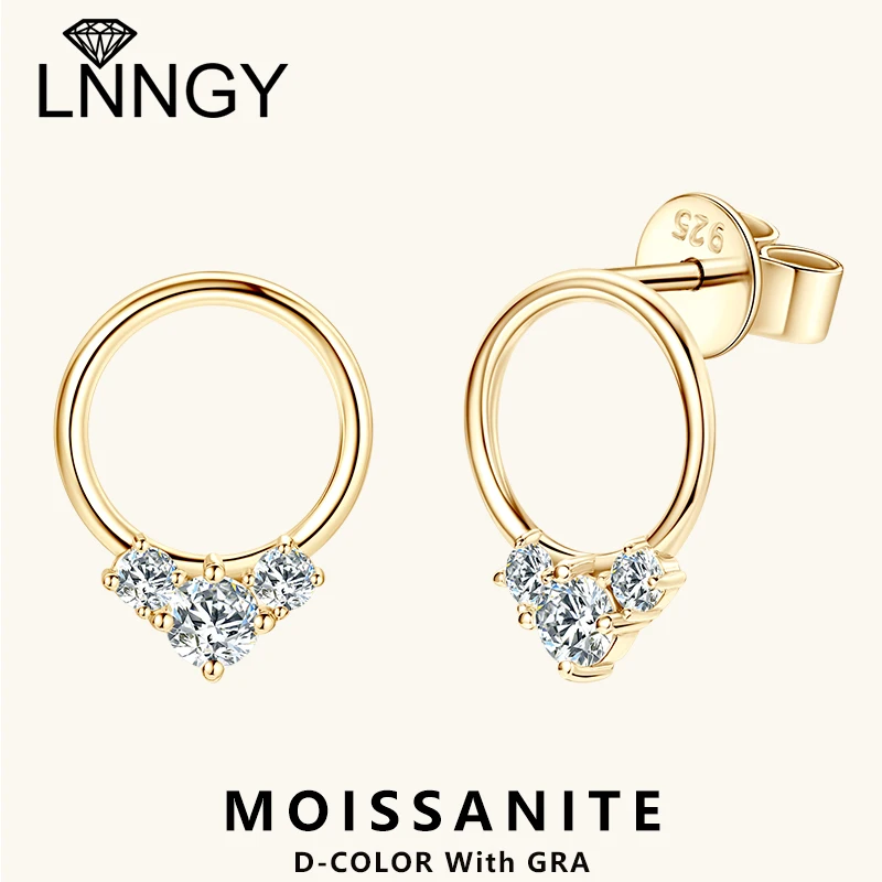 Lnngy, серьги-гвоздики с тремя искусственными камнями для женщин, простые 2024, новые ювелирные изделия в подарок 
Lnngy, серьги-гвоздики с тремя искусственными камнями для женщин, простые 2024, новые ювелирные изделия в подарок