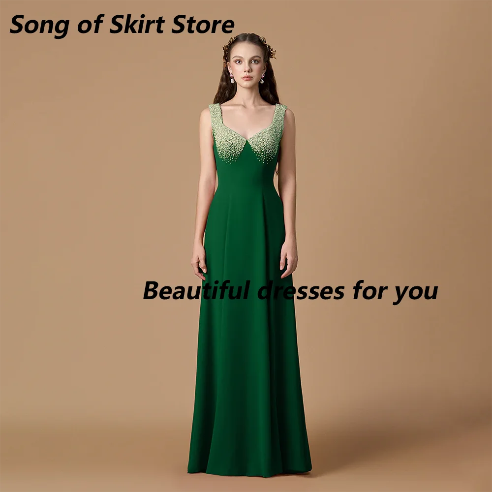 Green Evening Dress Customized Sweetheart Neck Beading Pearls Mermaid Evening Gown Formal Dubai Party Dresses 2026
Green Evening Dress Customized Sweetheart Neck Beading Pearls Mermaid Evening Gown Formal Dubai Party Dresses 2026