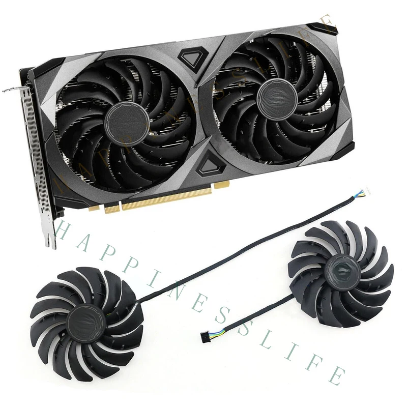 GR+ Left/Right Cooling Fans Cooler for MSI RX6700XT RX6600XT MECH 2X Graphics Card
GR+ Left/Right Cooling Fans Cooler for MSI RX6700XT RX6600XT MECH 2X Graphics Card