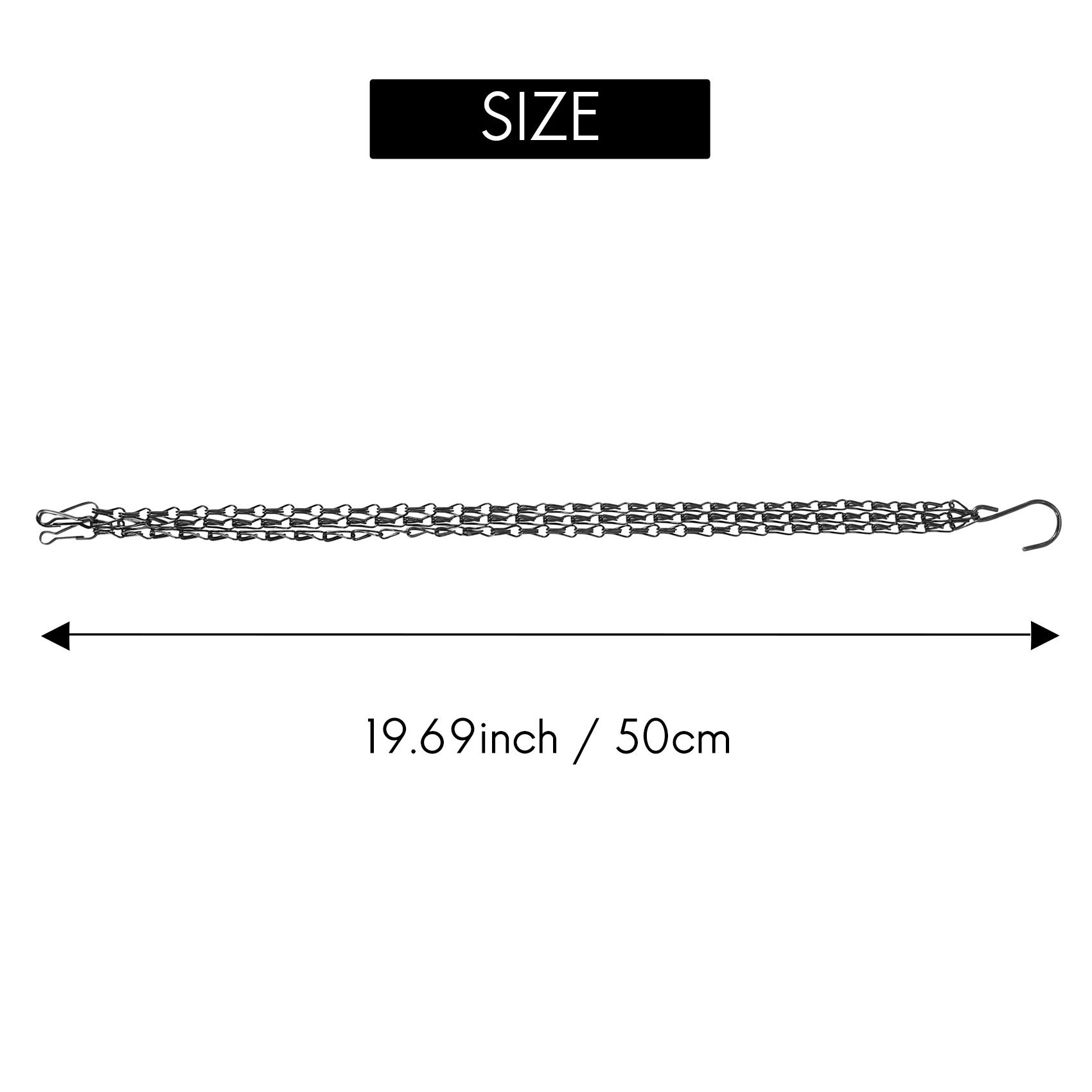 A42I-6 Pack Hanging Chain, HEAVY DUTY 50Cm Hanging Flower Basket Replacement Chain -3 Point Garden Plant Hanger For Outdoor Or I
A42I-6 Pack Hanging Chain, HEAVY DUTY 50Cm Hanging Flower Basket Replacement Chain -3 Point Garden Plant Hanger For Outdoor Or I
