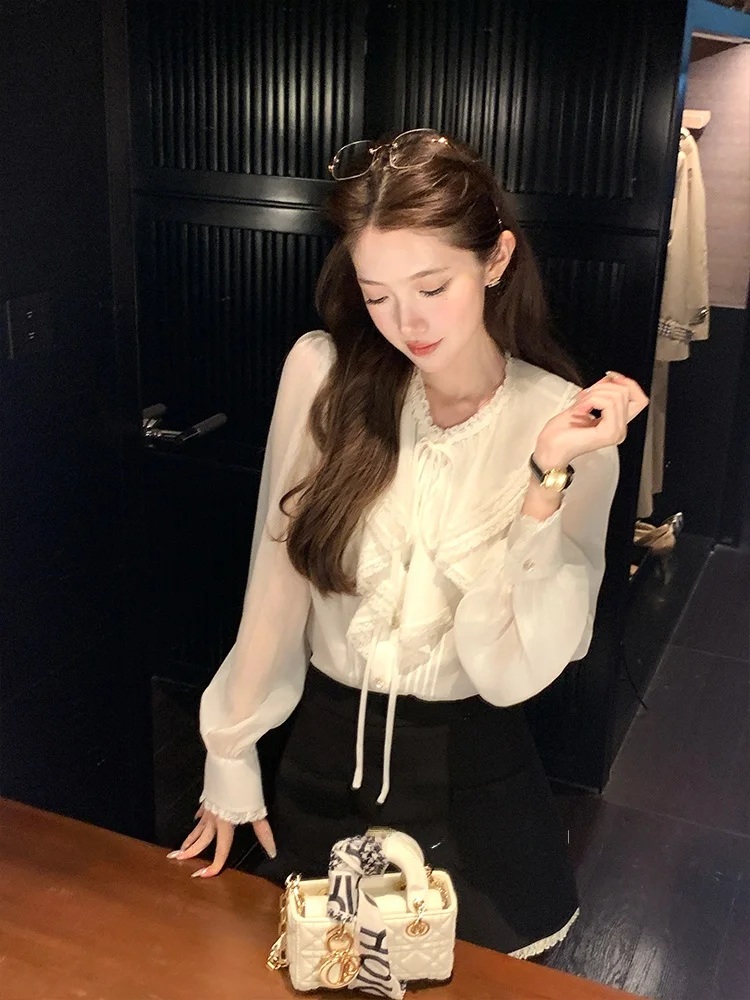 Женская модная многослойная внутренняя одежда Acaine с длинным рукавом, дышащий топ из полиэстера во французском стиле для весны и осени
Женская модная многослойная внутренняя одежда Acaine с длинным рукавом, дышащий топ из полиэстера во французском стиле для весны и осени