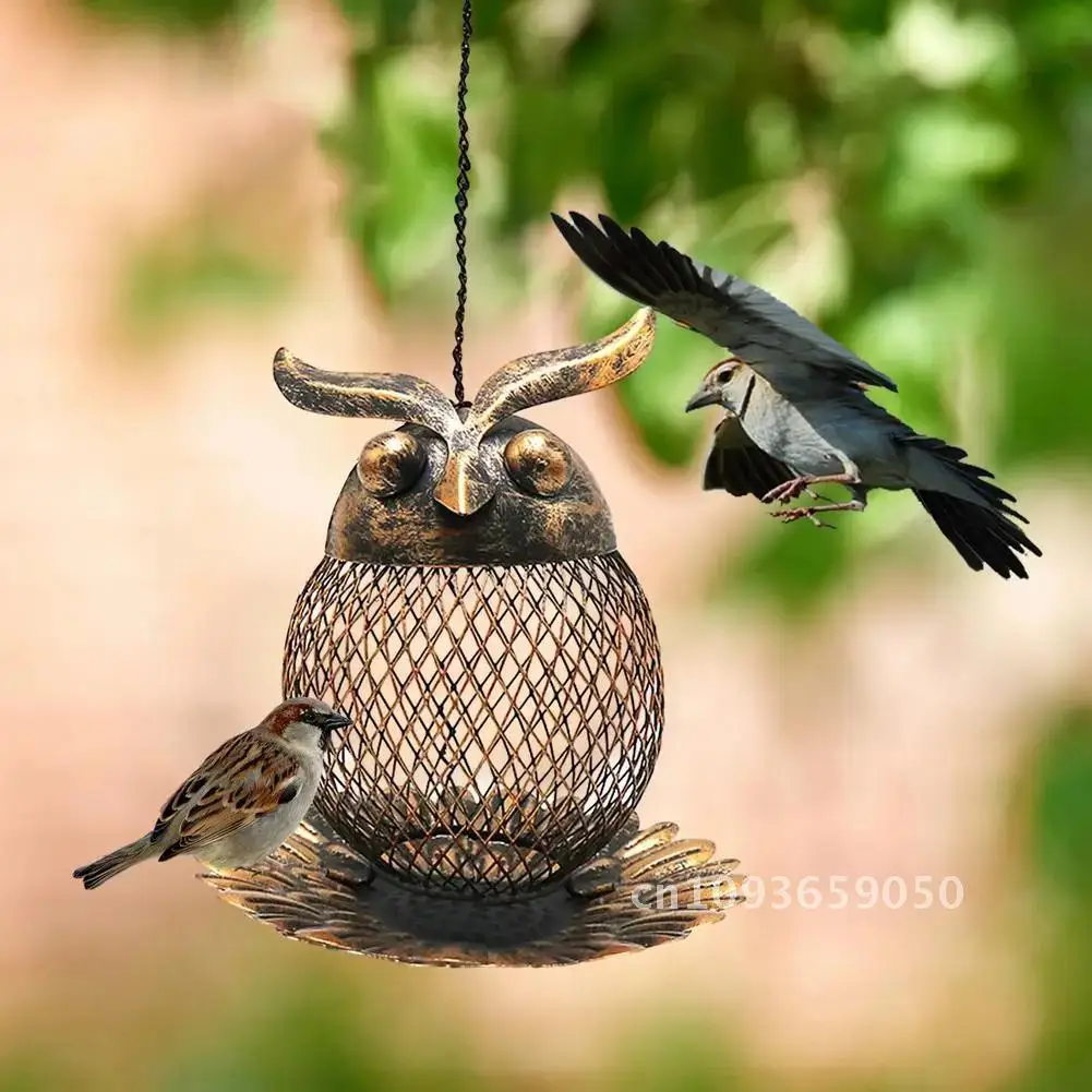 Owl Shape Bird Feeder Iron Vintage Bird Feeder Hanging Bird Bird Outdoor Supplies Pajaro Pet Decor Garden Holder Food Comedero
Owl Shape Bird Feeder Iron Vintage Bird Feeder Hanging Bird Bird Outdoor Supplies Pajaro Pet Decor Garden Holder Food Comedero