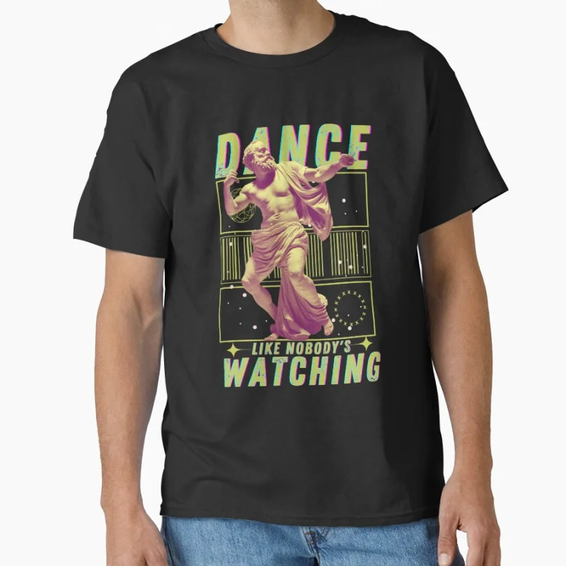 Dance Like Nobody's Watching mental health motivational quote Funny Greek Philosophy Team gift T-shirt for men large size Tops
Dance Like Nobody's Watching mental health motivational quote Funny Greek Philosophy Team gift T-shirt for men large size Tops
