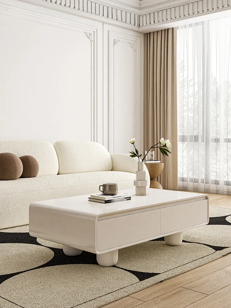 Журнальный столик во французском кремовом стиле, легкая роскошь, современная простая гостиная, небольшой бытовой прямоугольный чайный столик
Журнальный столик во французском кремовом стиле, легкая роскошь, современная простая гостиная, небольшой бытовой прямоугольный чайный столик