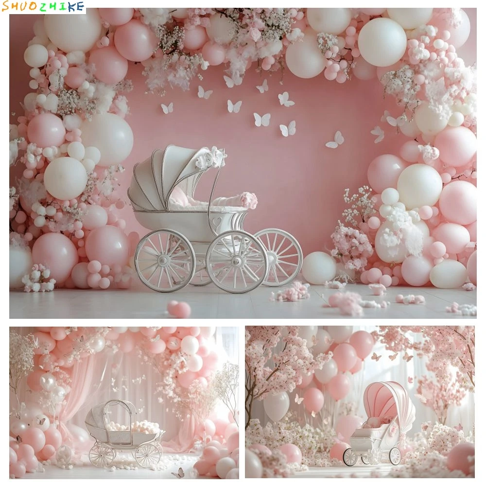 Newborn Baby Portrait Photography Backdrop Flowers Balloons Birthday Party Cake Smash Maternity Photo Background Photobooth Prop
Newborn Baby Portrait Photography Backdrop Flowers Balloons Birthday Party Cake Smash Maternity Photo Background Photobooth Prop
