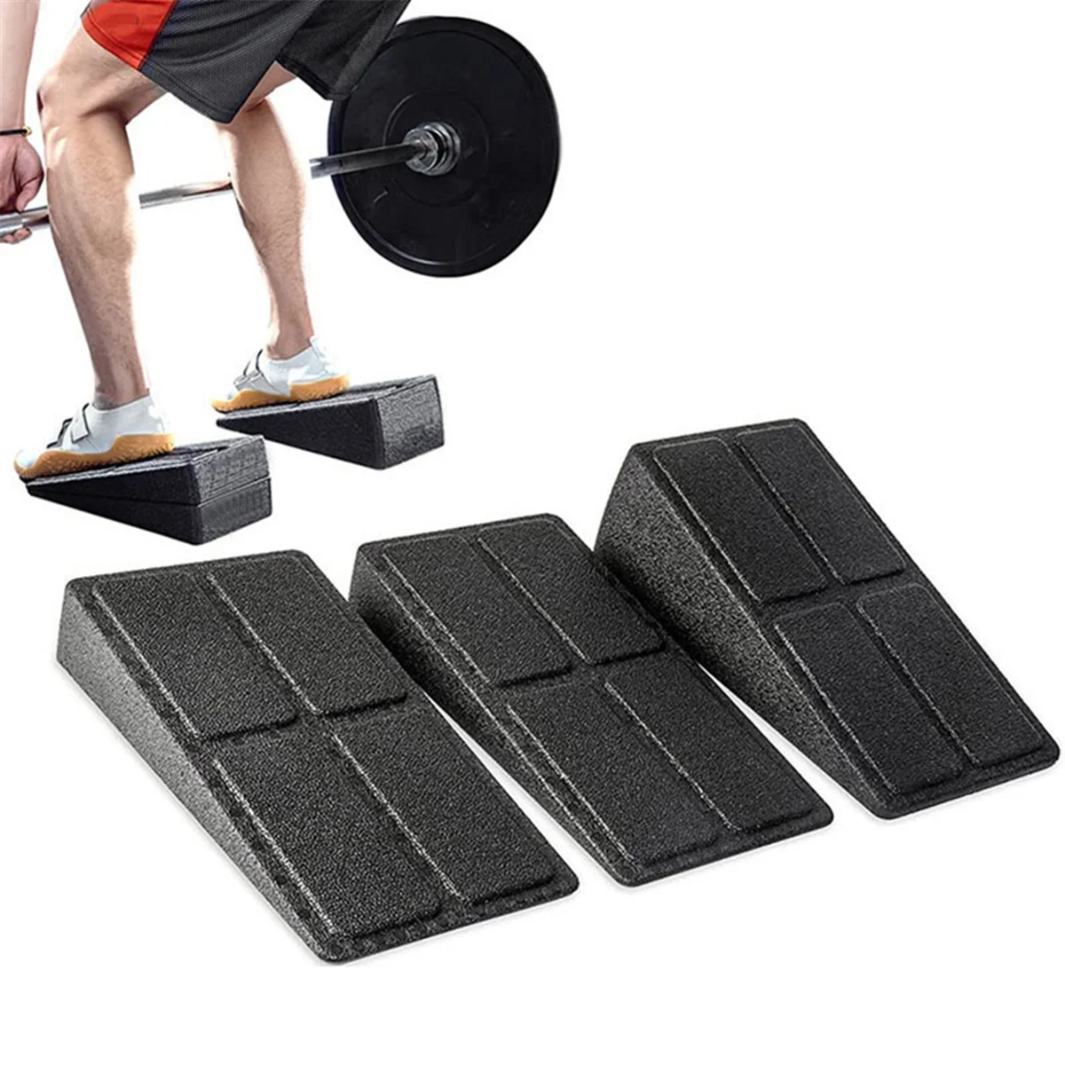 YOE-x3pcs Yoga Bricks Squat Wedge Blocks Slant Board Adjustable Non-Slip Foot Stretcher for Gym Fitness Yoga
YOE-x3pcs Yoga Bricks Squat Wedge Blocks Slant Board Adjustable Non-Slip Foot Stretcher for Gym Fitness Yoga