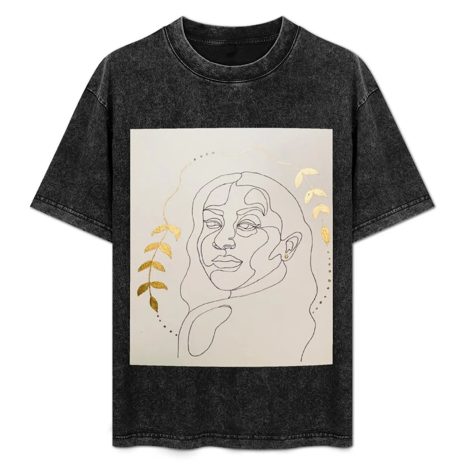 Golden Woman T-Shirt Comfortable Basic Crew Neck Tee
Golden Woman T-Shirt Comfortable Basic Crew Neck Tee