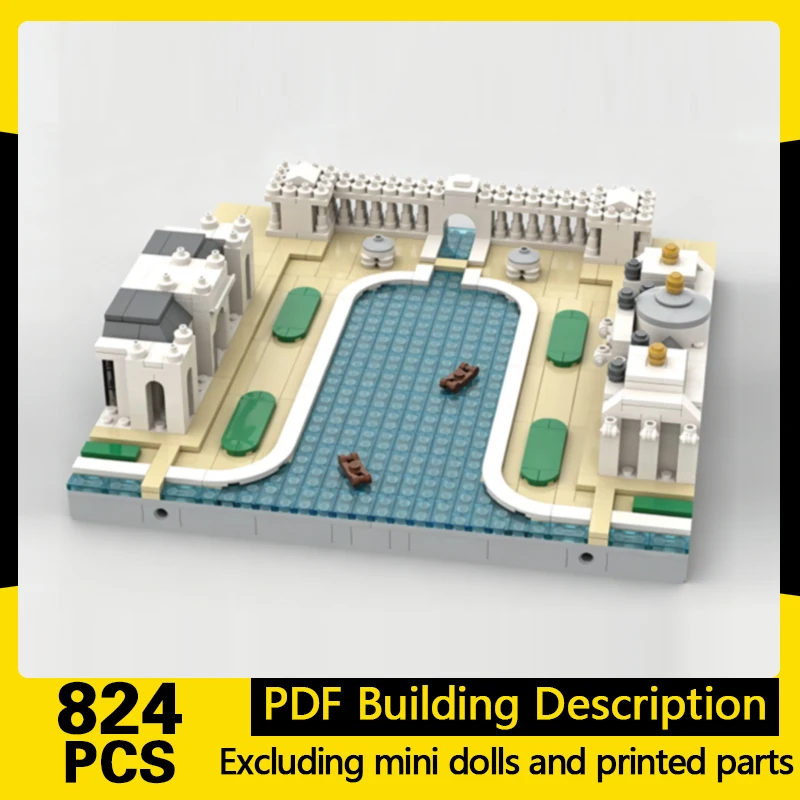 Street View Model MOC Building Bricks Miniature Central Water Scene Modular Technology Gifts Holiday Assemble Children Toys Suit
Street View Model MOC Building Bricks Miniature Central Water Scene Modular Technology Gifts Holiday Assemble Children Toys Suit