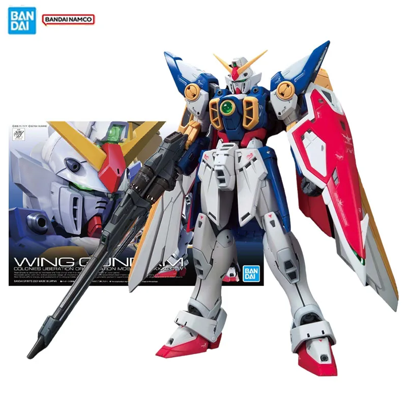 Оригинальная фигурка Bandai Gundam Model Kit RG 1/144 35 XXXG-01W Коллекционная модель Wing Gundam, экшн-фигурка, игрушки для мальчиков, подарки 
Оригинальная фигурка Bandai Gundam Model Kit RG 1/144 35 XXXG-01W Коллекционная модель Wing Gundam, экшн-фигурка, игрушки для мальчиков, подарки
