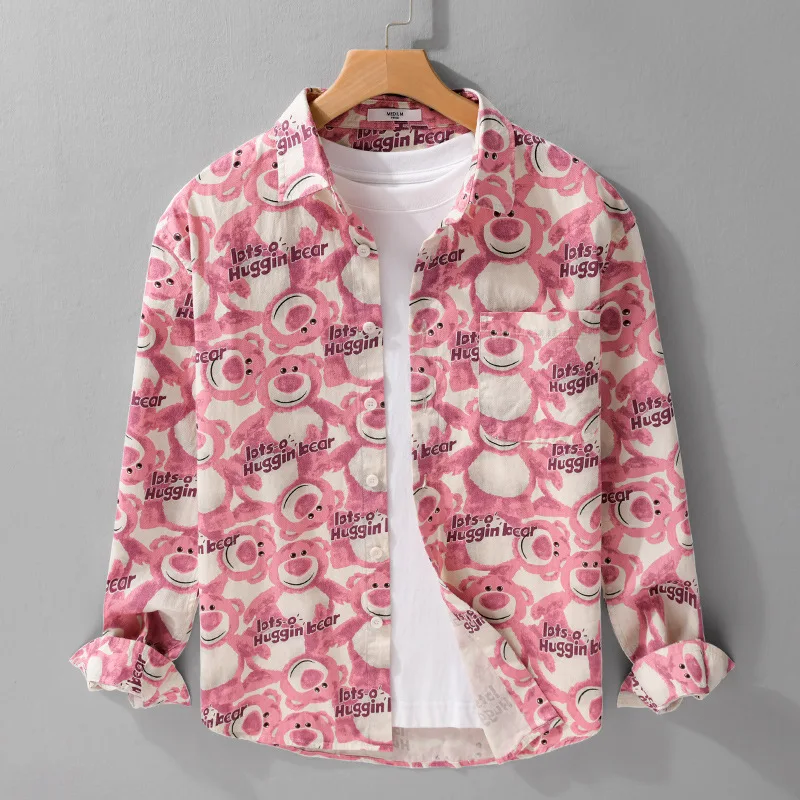 Spring and Autumn Men's Japanese Retro Letter Printed Simple Long Sleeve Shirt Trendy Casual Loose Versatile Fashion Shirt
Spring and Autumn Men's Japanese Retro Letter Printed Simple Long Sleeve Shirt Trendy Casual Loose Versatile Fashion Shirt