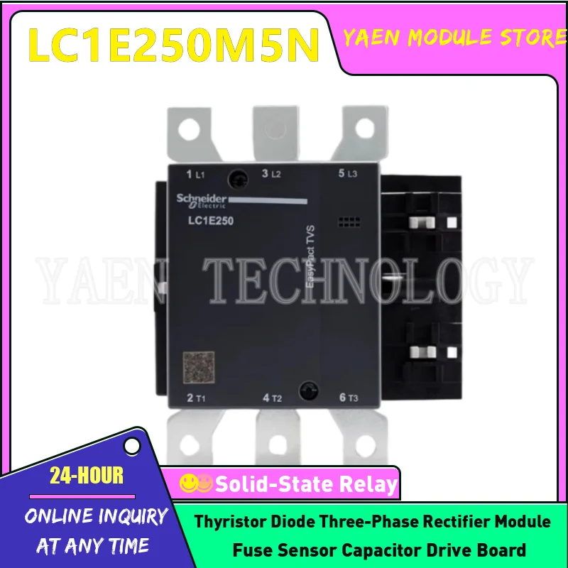 Трехфазный контактор переменного тока LC1E250M5N LC1E250Q5N LC1E250F5N LC1E250B5N
Трехфазный контактор переменного тока LC1E250M5N LC1E250Q5N LC1E250F5N LC1E250B5N