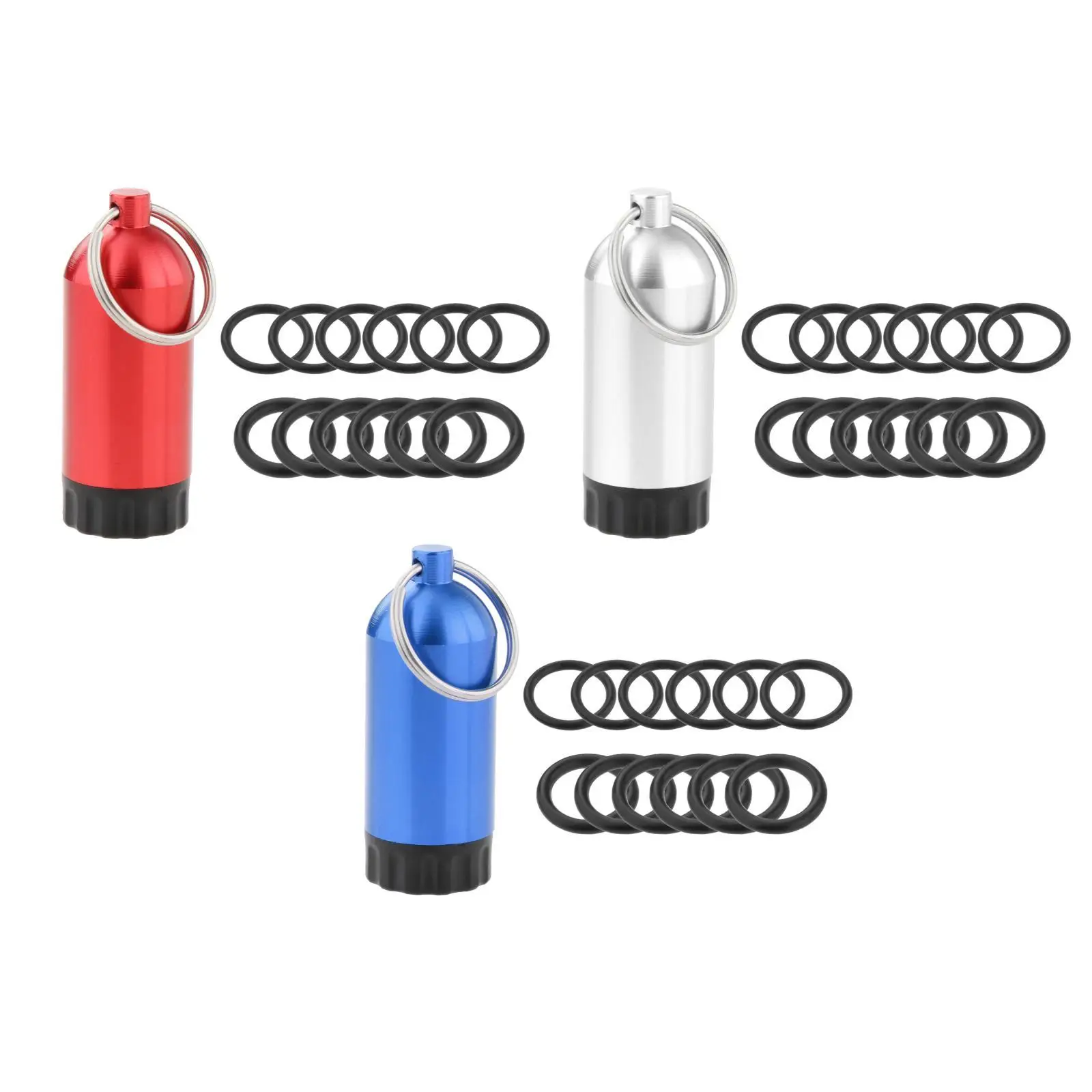 Aluminum Alloy Mini Diving Cylinder Key Ring Kit with O Rings Portable Repair Accessory for Scuba Equipment
Aluminum Alloy Mini Diving Cylinder Key Ring Kit with O Rings Portable Repair Accessory for Scuba Equipment