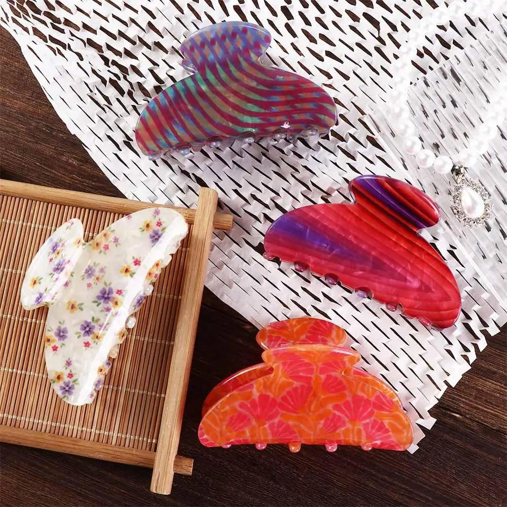 Elegant Colorful Flower Hair Claw Acrylic Headwear Hair Claw Clip Ponytail Holder Hair Clip Acrylic Shark Clip Ladies
Elegant Colorful Flower Hair Claw Acrylic Headwear Hair Claw Clip Ponytail Holder Hair Clip Acrylic Shark Clip Ladies