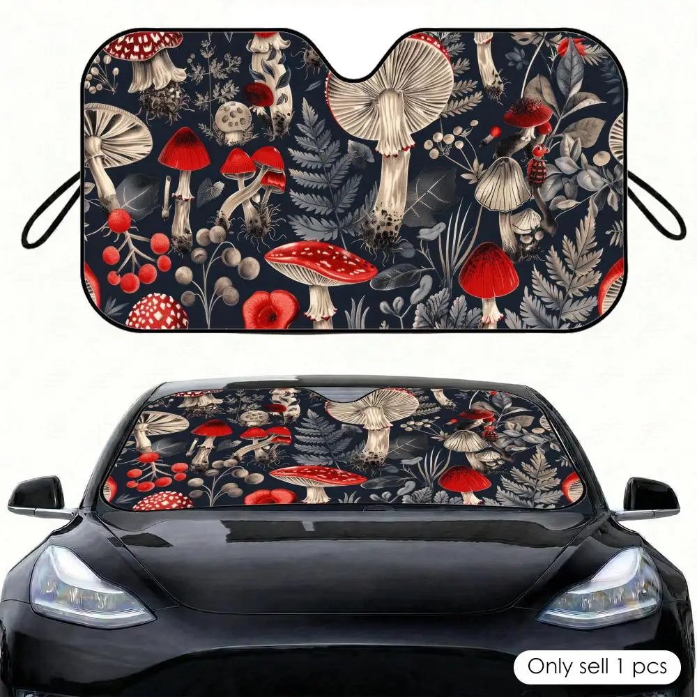 Retro Moth Mushroom Sun Visor Car Windshield Sunshade Front Window UV Protection Heat Insulation Sun Shade Cover Foldable
Retro Moth Mushroom Sun Visor Car Windshield Sunshade Front Window UV Protection Heat Insulation Sun Shade Cover Foldable