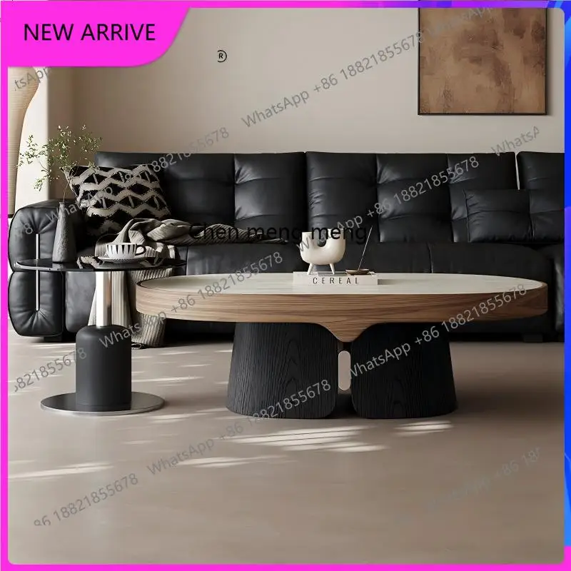 Medieval style solid wood coffee table combination new living room household small apartment oval travertine coffee table A
Medieval style solid wood coffee table combination new living room household small apartment oval travertine coffee table A