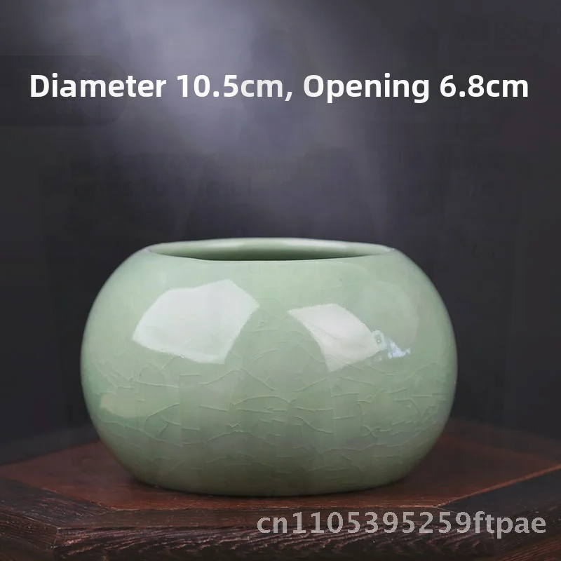 Ge Kiln Copper Grass Ceramic Vase Hydroponic Small Flower Pot Desktop Fresh Flower Decoration Sturdy Durable Handmade Flower
Ge Kiln Copper Grass Ceramic Vase Hydroponic Small Flower Pot Desktop Fresh Flower Decoration Sturdy Durable Handmade Flower