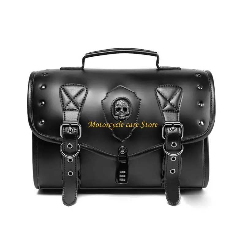 U75F Motorcycle Tool Bag Retro Saddlebag Waterproof Leather Side Bag Travel Luggage Bag Over Saddles Bag with Lock
U75F Motorcycle Tool Bag Retro Saddlebag Waterproof Leather Side Bag Travel Luggage Bag Over Saddles Bag with Lock
