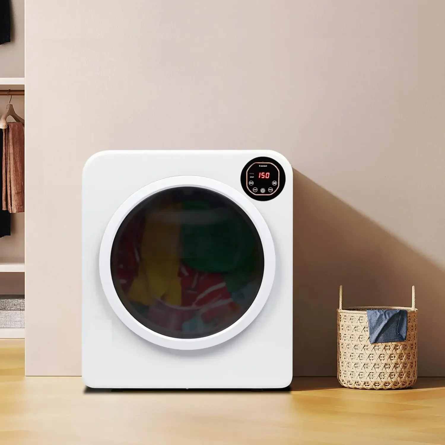 ROVSUN 13.2LBS Electric Compact Clothes Dryer, 3.22 Cu.Ft Portable Front Load Tumble Laundry Dryer w/Stainless Steel Tub, Easy
ROVSUN 13.2LBS Electric Compact Clothes Dryer, 3.22 Cu.Ft Portable Front Load Tumble Laundry Dryer w/Stainless Steel Tub, Easy