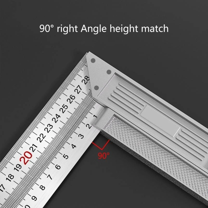 652F Ergonomic Aluminum Alloy Angles Ruler Measuring Tool Suitable For DIYer Enthusiasts Professional Use In Various Projects
652F Ergonomic Aluminum Alloy Angles Ruler Measuring Tool Suitable For DIYer Enthusiasts Professional Use In Various Projects
