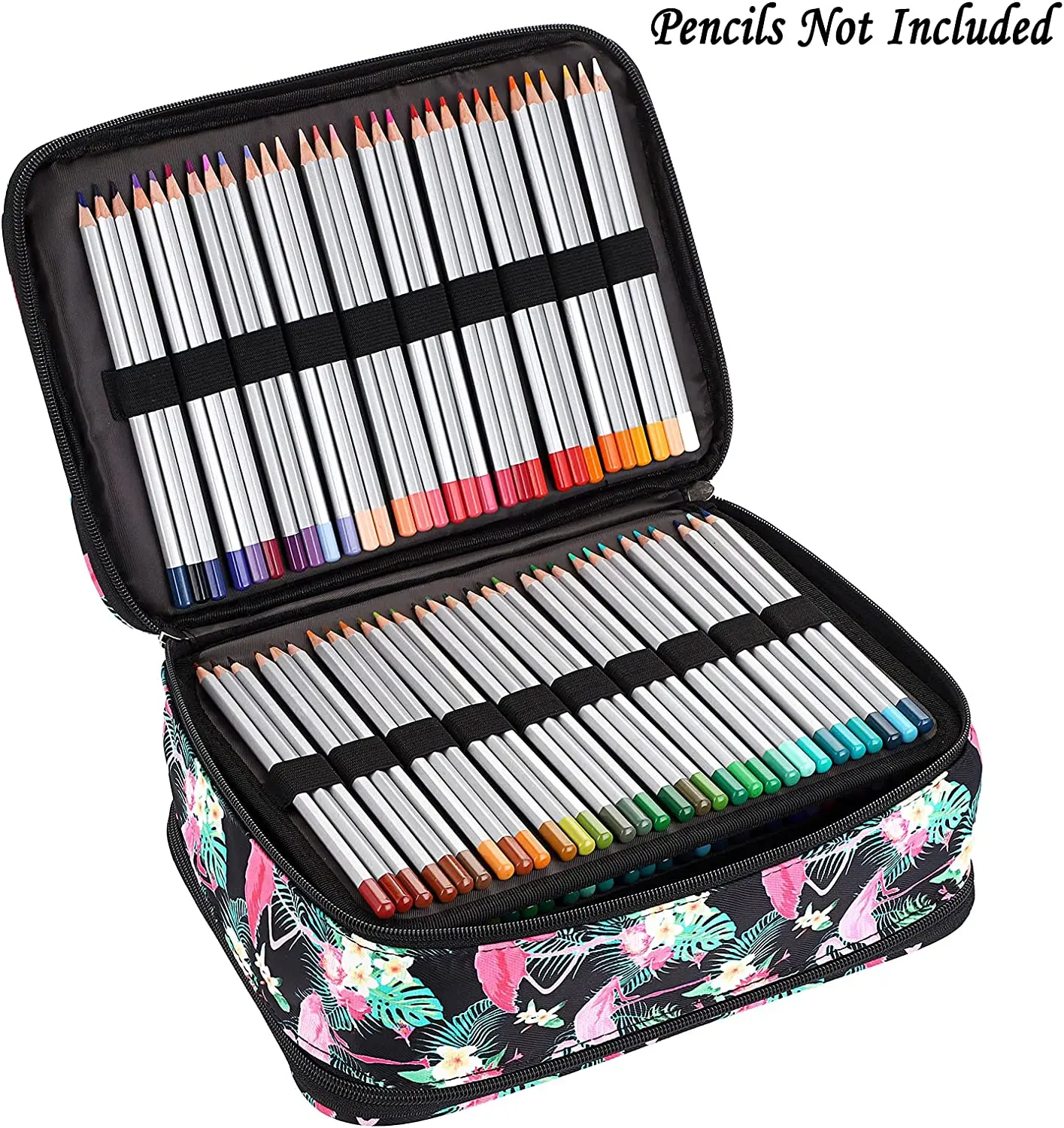 Colored Pencil Case 300 Slots Pen Pencil Bag Organizer High Capacity Pens Holder for Prismacolor Crayola Colored Pencils Gel Pen
Colored Pencil Case 300 Slots Pen Pencil Bag Organizer High Capacity Pens Holder for Prismacolor Crayola Colored Pencils Gel Pen