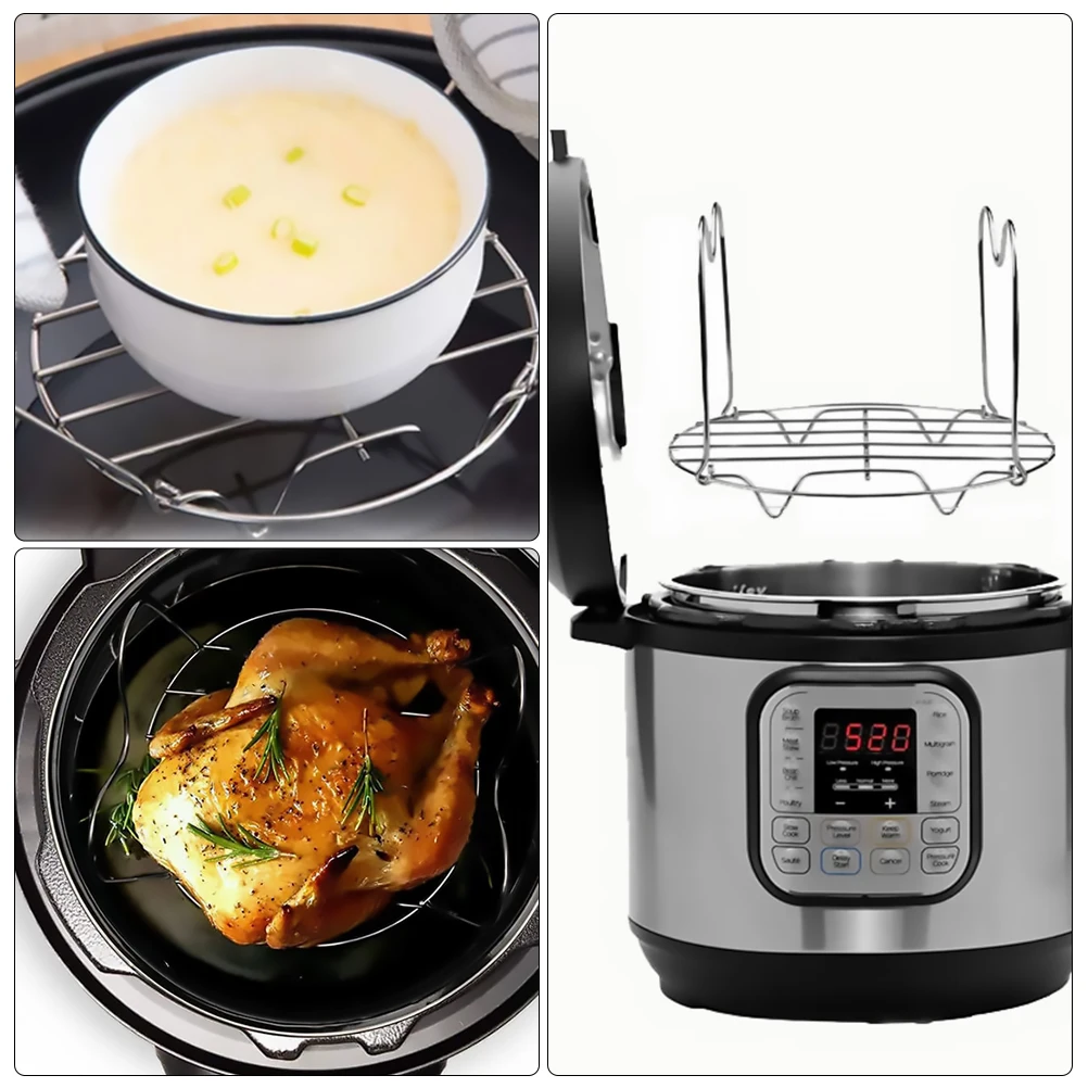 Stainless Steel Steaming Rack Tray for Rice Cooker Electric Kitchen Mesh Food Basket Strainer Heat Resistant Practical Home
Stainless Steel Steaming Rack Tray for Rice Cooker Electric Kitchen Mesh Food Basket Strainer Heat Resistant Practical Home