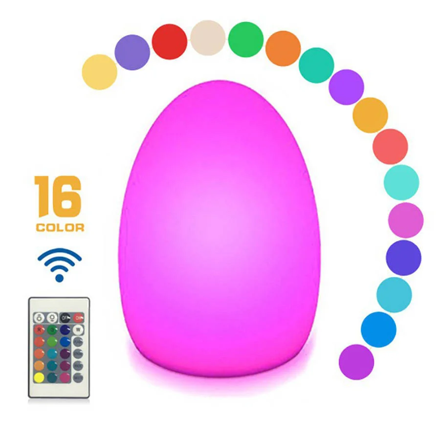RGBW 16 Color Cordless Egg Shape LED Table Lamps With Remote Outdoor Egg Bar Table Night Light For Restaurant Bar Cafe Decor
RGBW 16 Color Cordless Egg Shape LED Table Lamps With Remote Outdoor Egg Bar Table Night Light For Restaurant Bar Cafe Decor