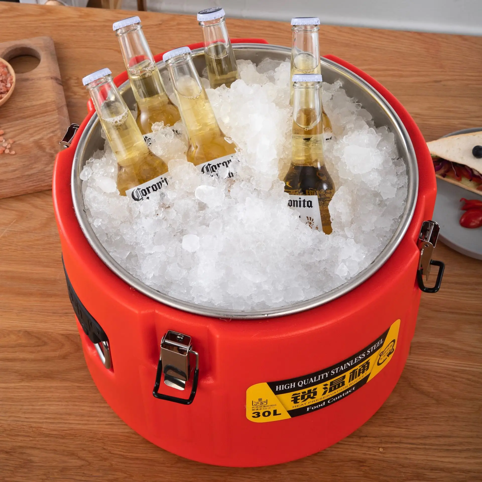 4L 7L 15L 30L 60L Draft Beer Bottle Cooler Luxury Bar Party Buckets Set Beverage Tubs in Camping Stainless Steel Big Ice Bucket
4L 7L 15L 30L 60L Draft Beer Bottle Cooler Luxury Bar Party Buckets Set Beverage Tubs in Camping Stainless Steel Big Ice Bucket