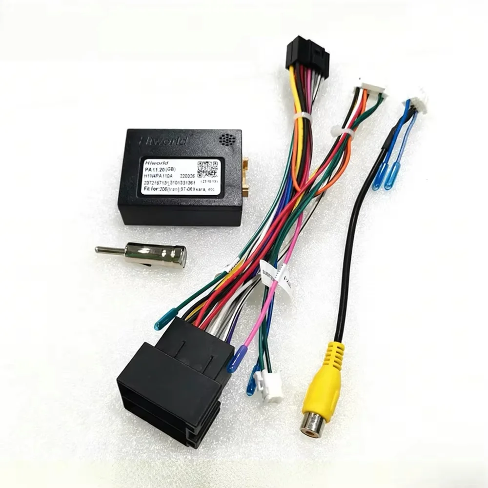 Car Wiring Harness Adapter Canbus Box Decoder 16Pin Cable SWC Plug& Play Android Radio for Peugeot 206 307 207 405 Citroen Xsara
Car Wiring Harness Adapter Canbus Box Decoder 16Pin Cable SWC Plug& Play Android Radio for Peugeot 206 307 207 405 Citroen Xsara