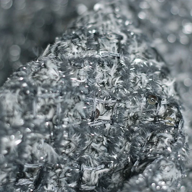 Серая решетка с блестками, окрашенная пряжа, плетеная твидовая ткань для женщин, осенняя куртка, платье, костюм, пальто, ткань «сделай сам», швейный материал
Серая решетка с блестками, окрашенная пряжа, плетеная твидовая ткань для женщин, осенняя куртка, платье, костюм, пальто, ткань «сделай сам», швейный материал